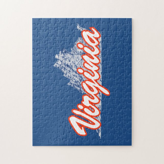 Virginia Jigsaw Puzzle (Vertical)