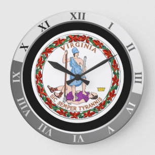 Virginia Large Clock