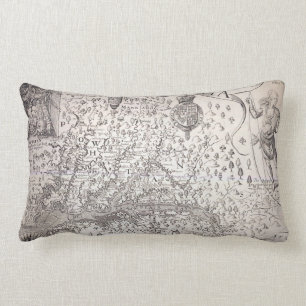 Virginia Map, 1612 Lumbar Cushion