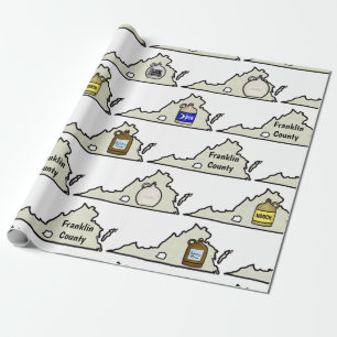 Virginia Moonshine Wrapping Paper