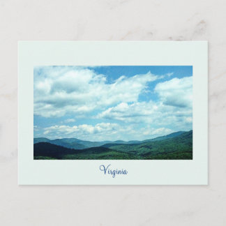 Virginia Mountain View Post Card