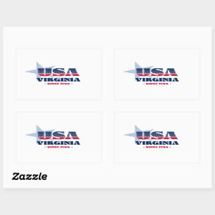 Virginia My Home State Sticker