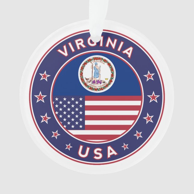 Virginia  ornament (Front)