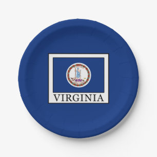 Virginia Paper Plate