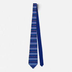 Virginia Patterned Striped Necktie