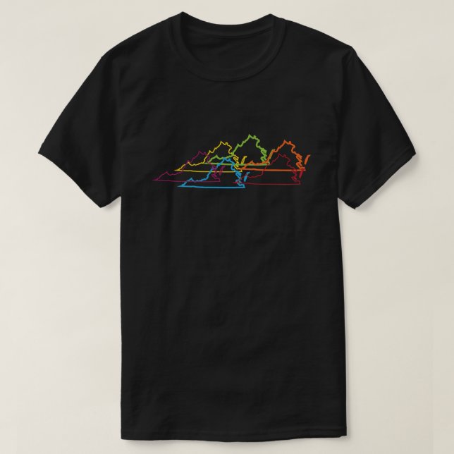 virginia pride blur T-Shirt (Design Front)