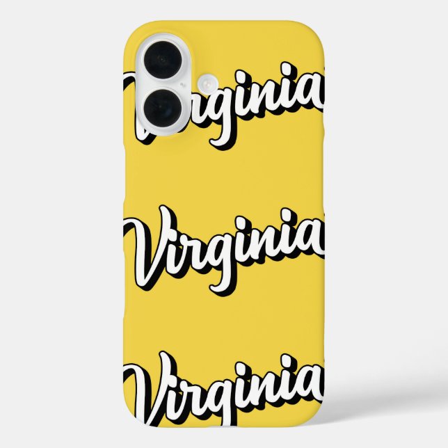 Virginia Pride iPhone 16 Pro Case (Back)