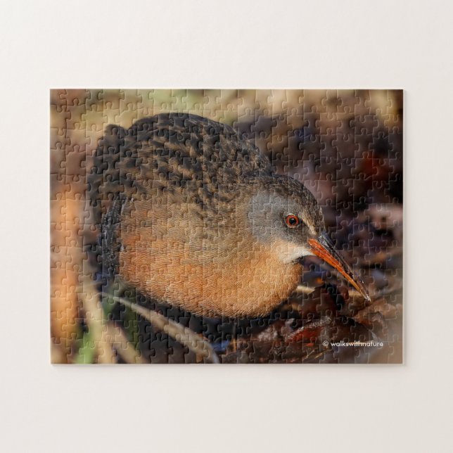 Virginia Rail in the Underbrush Jigsaw Puzzle (Horizontal)