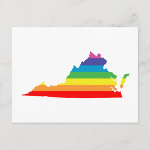 virginia rainbow postcard