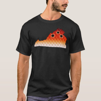 Virginia Redfish Colours Red Drum Inspired Colour  T-Shirt