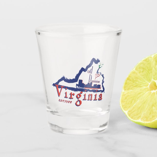 Virginia Shot Glass (Front)