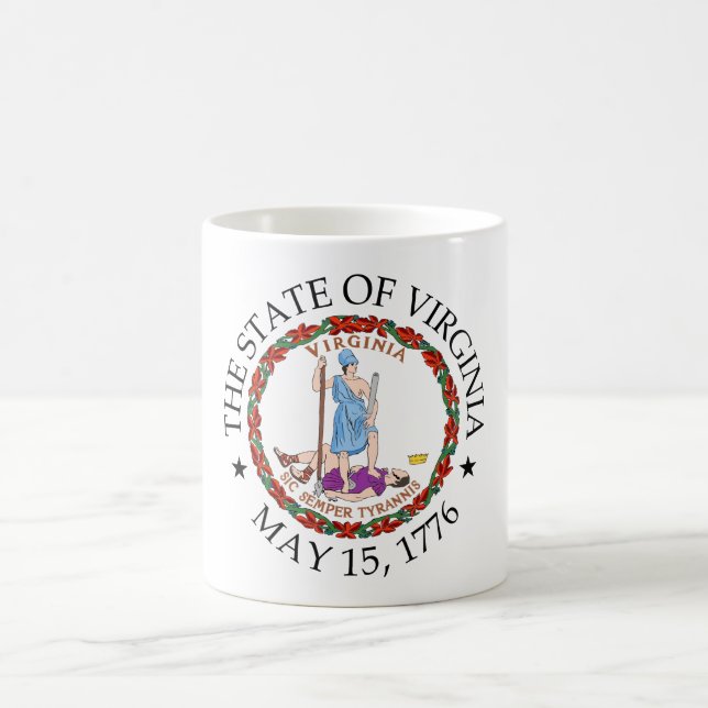 Virginia sign coffee mug (Center)