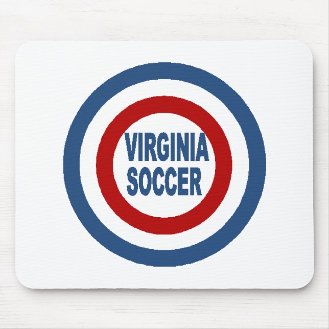 VIRGINIA SOCCER Mouse Carpet Mouse Pad (Front)
