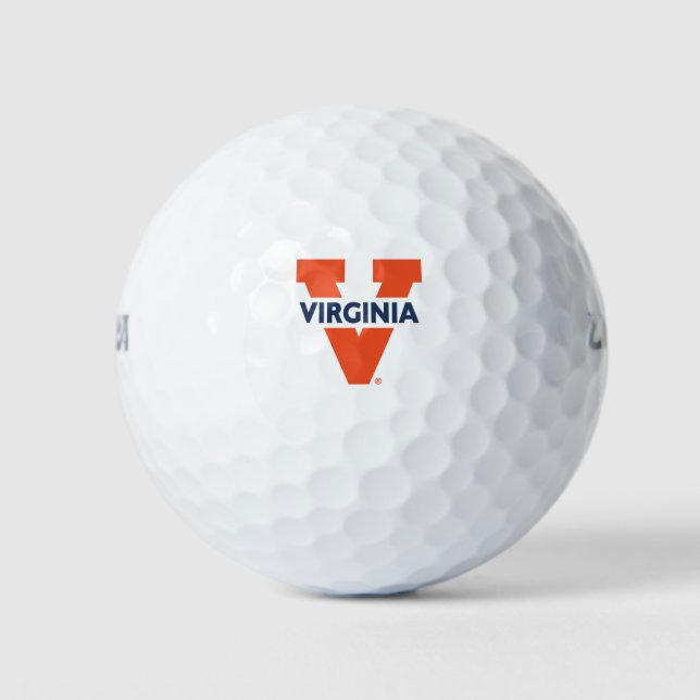Virginia Split V Golf Balls (Front)