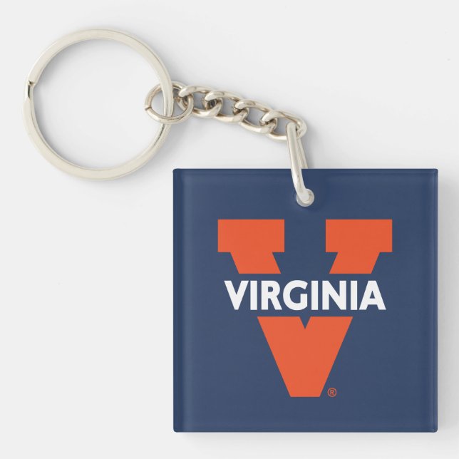 Virginia Split V Key Ring (Front)
