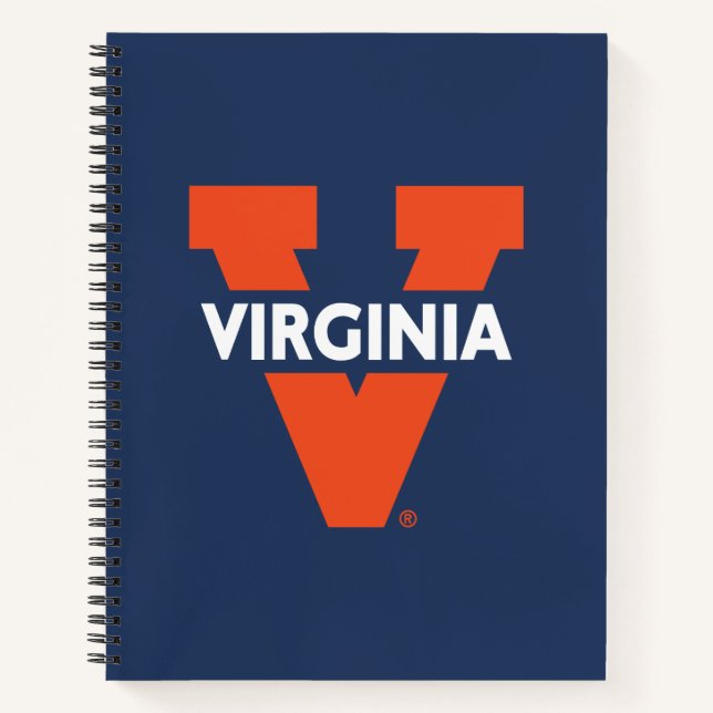 Virginia Split V Notebook (Front)