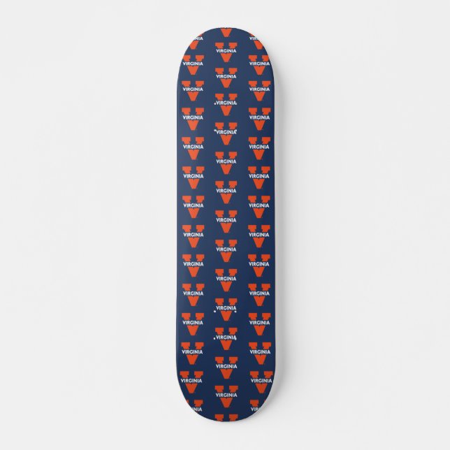 Virginia Split V Skateboard (Front)