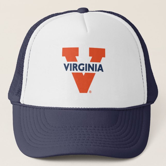 Virginia Split V Trucker Hat (Front)