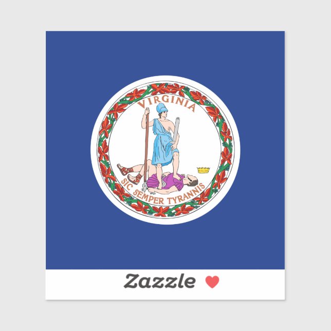 Virginia State Flag Design (Sheet)