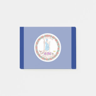Virginia State Flag Design Decor Post-it Notes