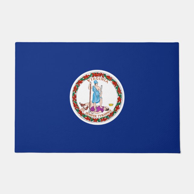 Virginia State Flag Design Doormat (Front)