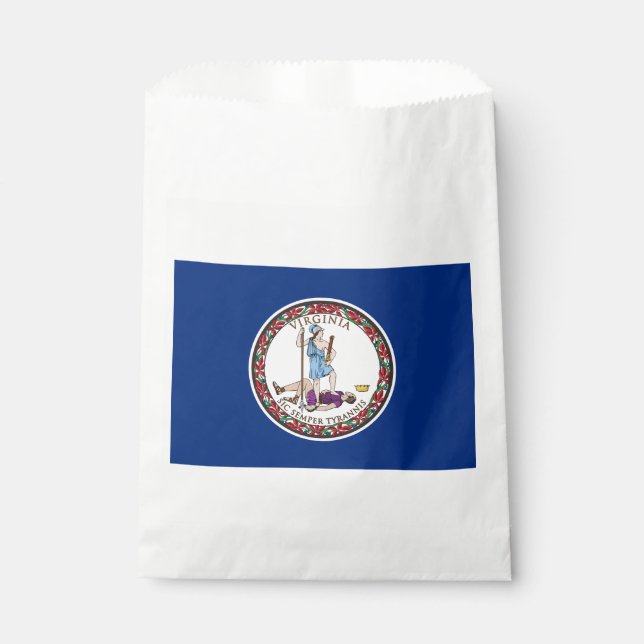 Virginia State Flag Favour Bag (Front)