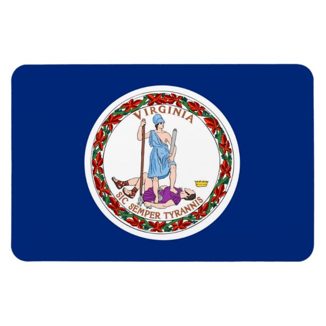 Virginia State flag Magnet (Horizontal)