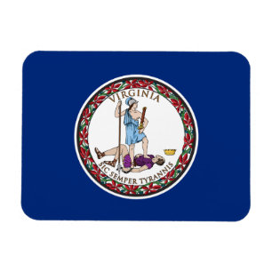 Virginia State Flag Magnet