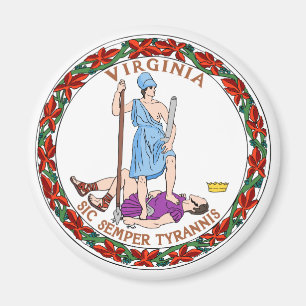 Virginia State Flag Magnet