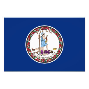 Virginia State Flag Photo Print