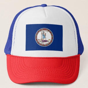 Virginia State Flag Trucker Hat