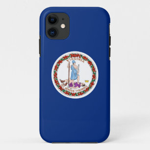 virginia state flag united america republic symbol iPhone 11 case