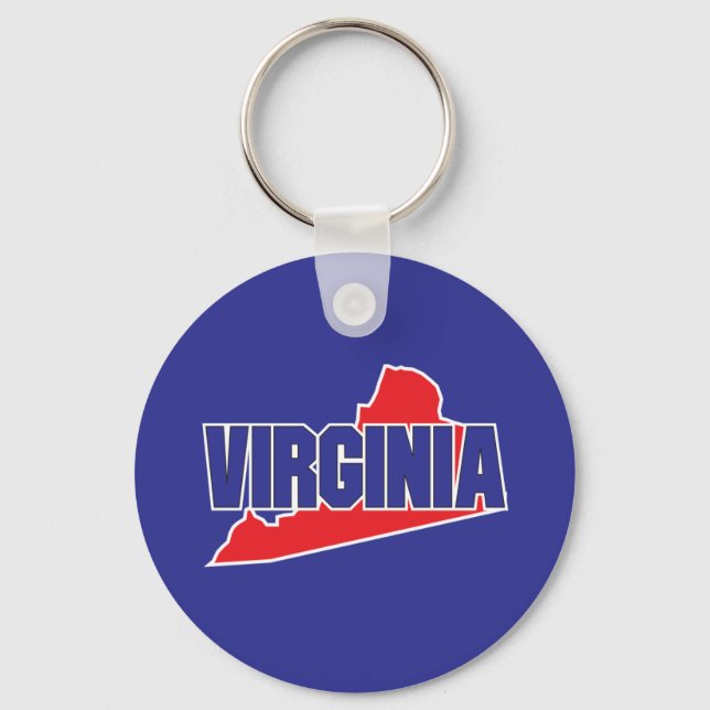 Virginia State Key Ring (Front)