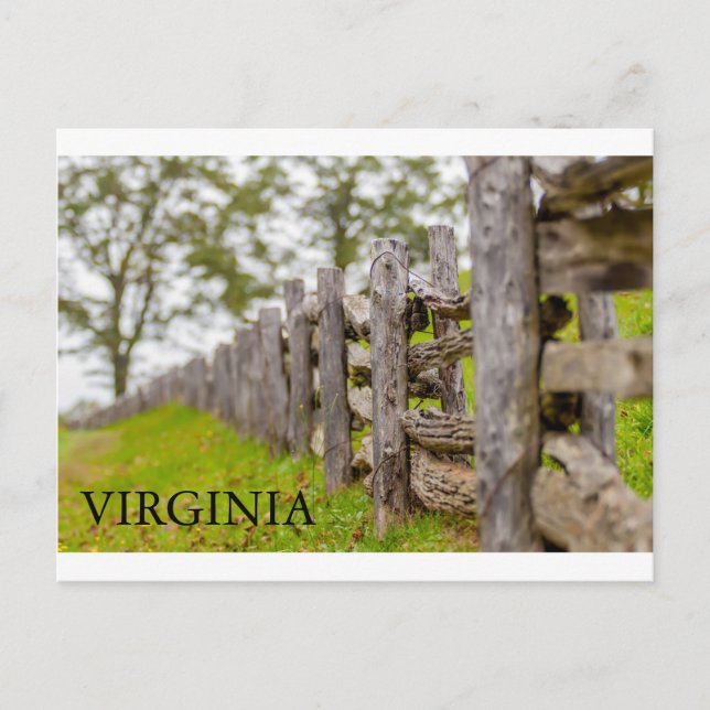 virginia state postcard (Front)