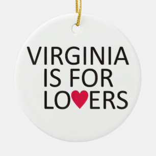 Virginia State T-shirt Virginia Home Tee Virginia Ceramic Ornament