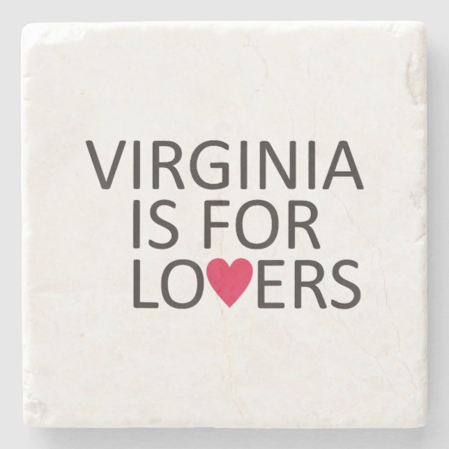 Virginia State T-shirt Virginia Home Tee Virginia  Stone Coaster (Front)