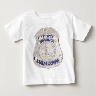 Virginia State Trooper Police Badge Baby T-Shirt