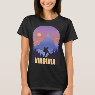 Virginia State USA Hiking Trip Souvenir T-Shirt