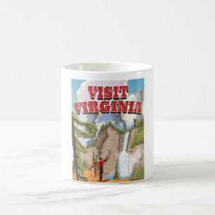 Virginia State vintage travel poster Coffee Mug