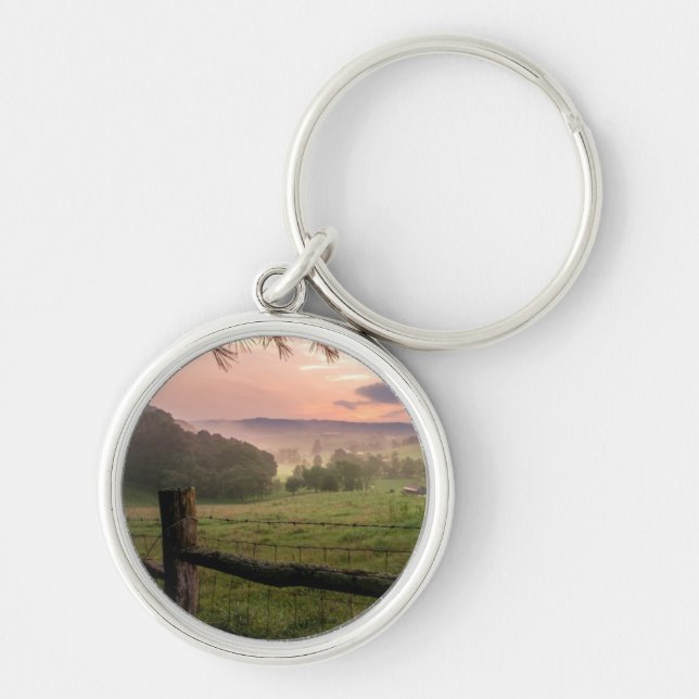 Virginia Sunset Key Ring (Front)