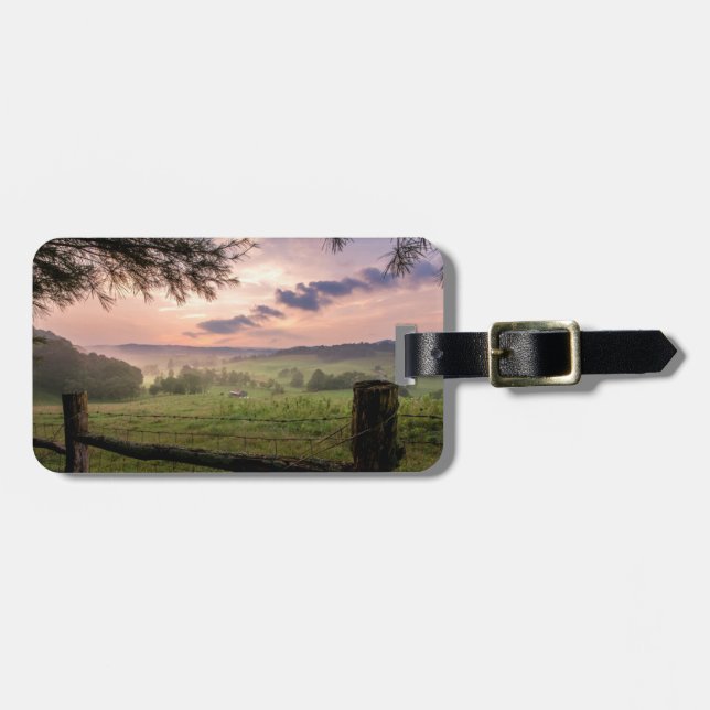 Virginia Sunset Luggage Tag (Front Horizontal)
