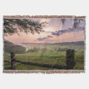 Virginia Sunset Throw Blanket