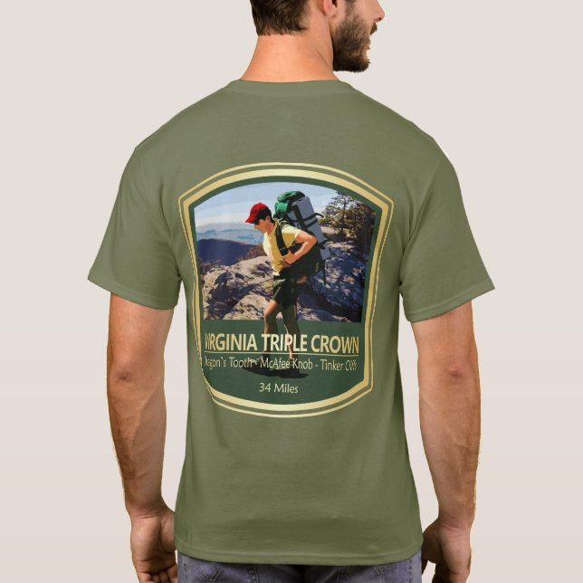 Virginia Triple Crown (PF) T-Shirt (Back)