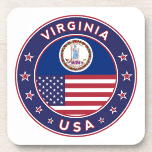 Virginia, Virginia sticker,phone case, tote bag, Coaster