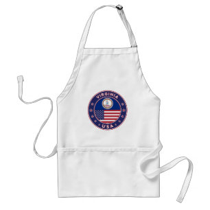 Virginia, Virginia sticker,phone case, tote bag, Standard Apron