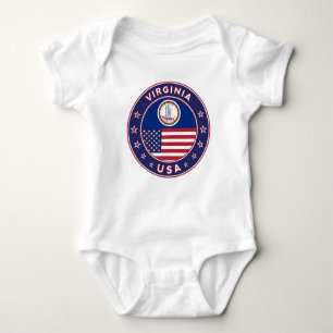 Virginia, Virginia t-shirt, legging Baby Bodysuit