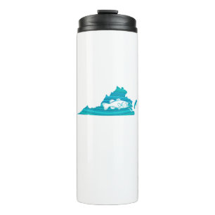 Virginia Wave Fishing Thermal Tumbler