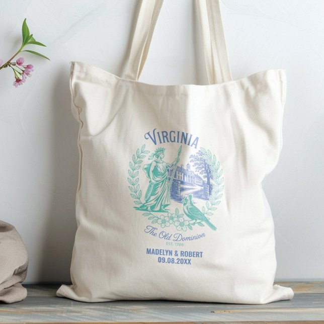 Virginia Wedding Welcome Bag, State Love Tote Bag (Creator Uploaded)