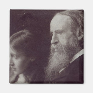 Virginia Woolf and her father Sir Leslie Magnet