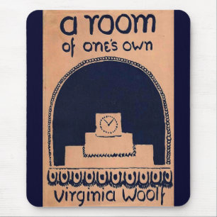 Virginia Woolf  Book Cover A Room of One's Own Mouse Pad